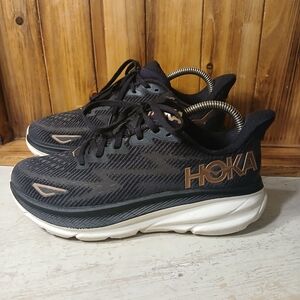 Hoka Black and White Running Shoe Women's Size 7